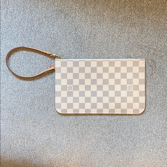 Neverfull MM Damier Azur Pochette - Picture 2 of 7